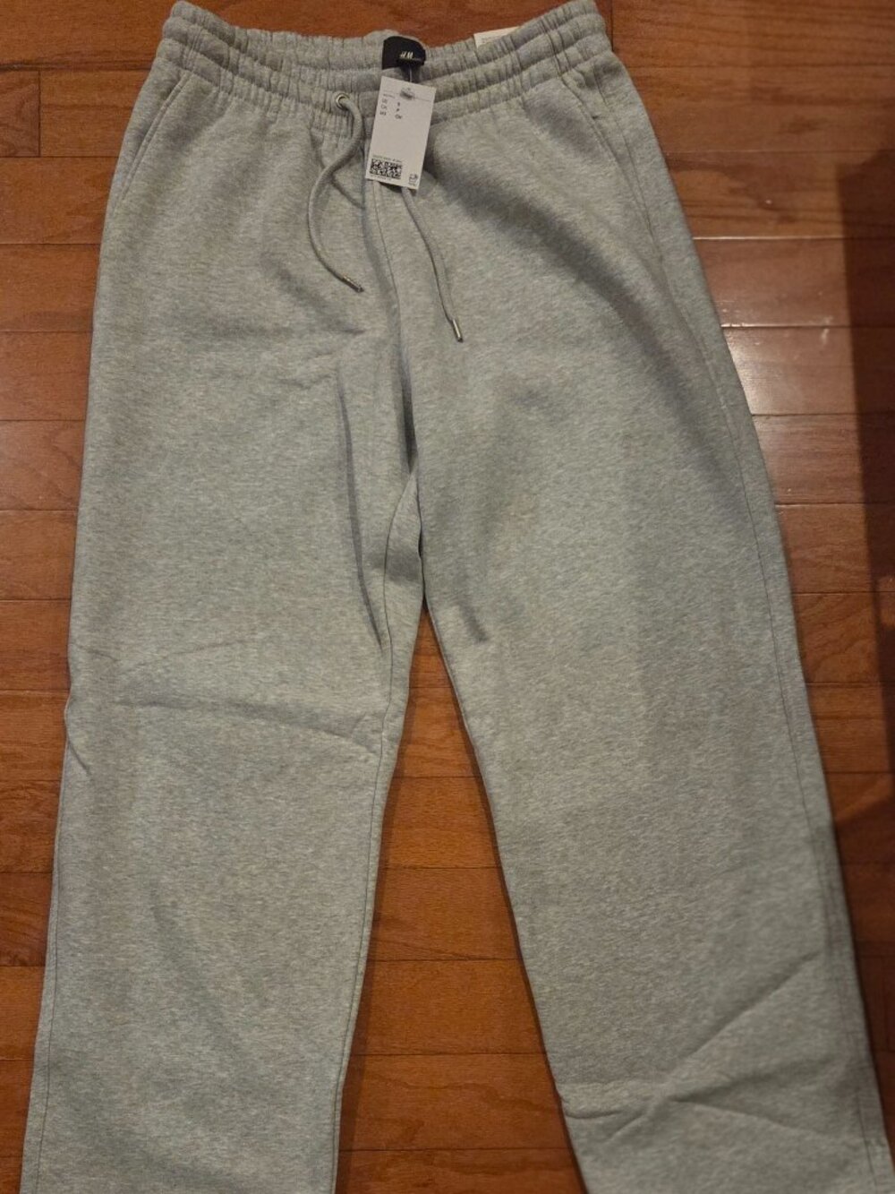 H and m gray baggy sweatpants